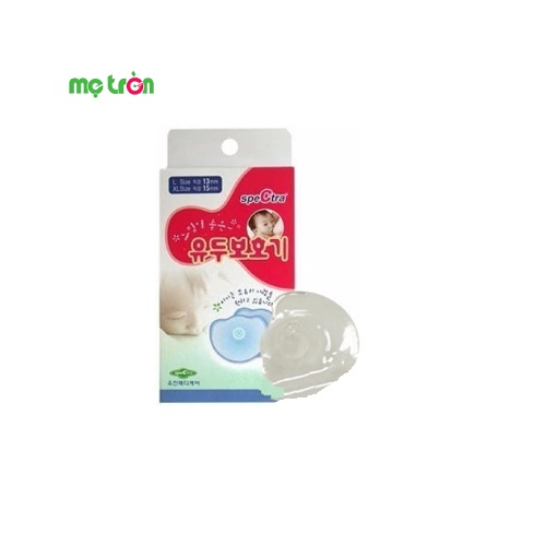 Trợ ty Spectra là sản phẩm nhập khẩu trực tiếp từ Hàn Quốc được làm từ chất liệu cao sụ an toàn cho sức khỏe mẹ và bé. Sản phẩm gồm có 2 chiếc trong 1 hộp với 2 kích cõ khác nhau là 13mm và 15mm.