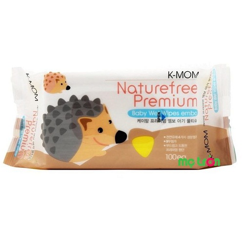 Khăn ướt cao cấp Mother K-Mom Hàn Quốc vân nổi (100c) tiện dụng