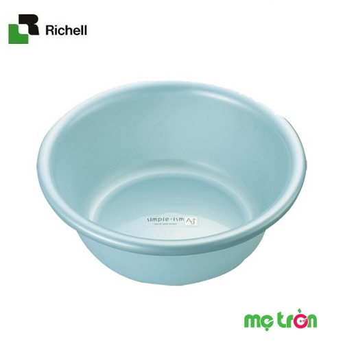 Chậu nhựa kháng khuẩn 2.6L Richell 3 màu trắng, xanh lơ, hồng