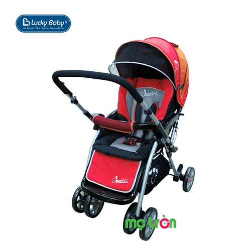 Xe đẩy em bé Lucky Baby Dazzle 501337-RED màu đỏ chắc chắn