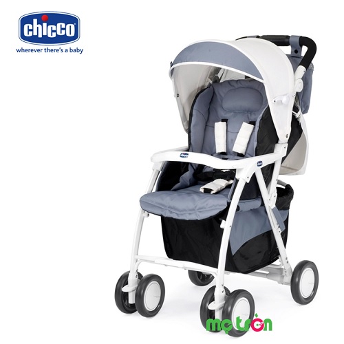 Xe đẩy em bé kiểu dáng trang nhã Chicco màu trắng