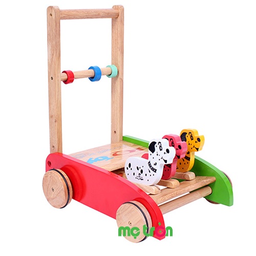Xe tập đi bằng gỗ thông hình chú chó đáng yêu IQtoys là sẩn phẩm Việt Nam đảm bảo chất lượng cao, được thiết kế 4 bánh và cơ chế chuyển động chỉ có thể tiến về phía trước đảm bảo an toàn cho bé, xe tập đi sẽ là điểm tựa vững chắc cho trẻ trong giai đoạn tập đi. Sản phẩm dành cho trẻ từ 11 tháng tuổi.