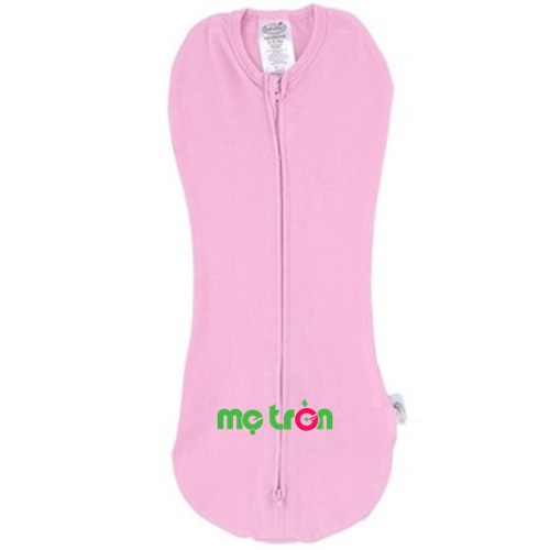 Túi quấn bé Swaddlepod Summer trơn màu xanh và hồng