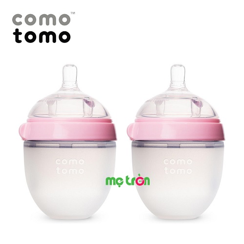 <p>Bộ hai bình sữa Comotomo silicone 150ml cho bé (màu hồng – CT00002) là sản phẩm bình sữa từ thương hiệu Cotomoto tại Mỹ, được làm từ silicone cao cấp dùng trong y khoa và nhựa hoàn toàn không chứa BPA độc hại, an toàn cho bé khi bú bình. Thân bình được làm từ chất liệu mềm mịn như da mẹ mang đến cảm giác thoải mái, gần gũi như khi được bú mẹ.</p>