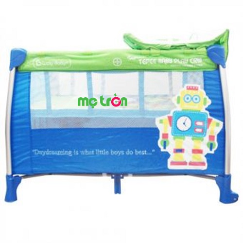 Nôi chơi Lucky Baby Robot 500521 đáng yêu cho bé là dòng nôi cao cấp vời nhiều tính năng tiện lợi. Bé của bạn có thể ngủ hoặc chơi đùa thoải mái trong nôi mà vẫn đảm bảo an toàn. Bốn mặt nôi làm từ vải lưới thoáng khí, để bé luôn cảm giác mát mẻ khi ngủ. Sản phẩm này rất xứng đáng để trở thành người bạn đồng hành cùng trẻ trong những năm tháng đầu đời.