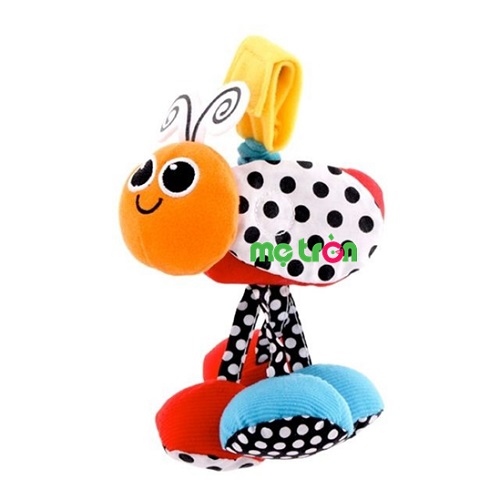 Đồ chơi treo nôi Sassy hình con bọ rung nhiều màu sắc 80167