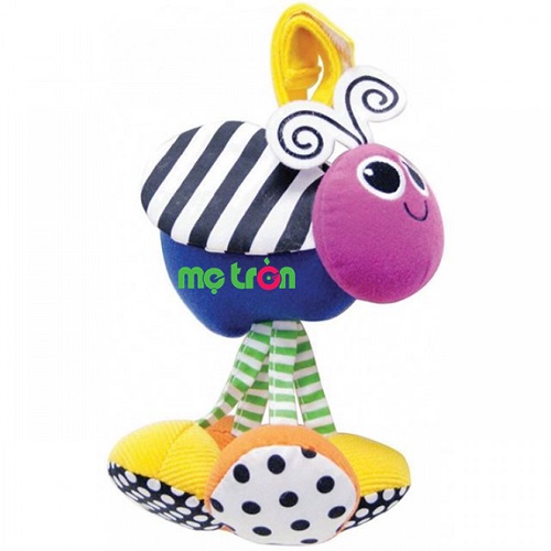 Đồ chơi treo nôi Sassy hình con bọ rung nhiều màu sắc 80167
