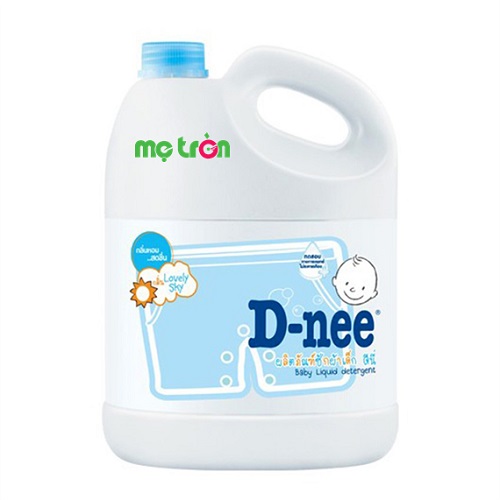 Dung dịch giặt xả Dnee 3000ml màu xanh hương thơm tươi mát