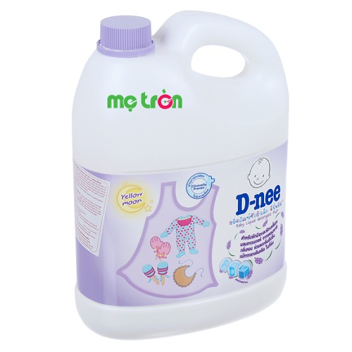 <p>Dung dịch giặt xả Dnee 3000ml màu tím mềm dịu với da tay</p>