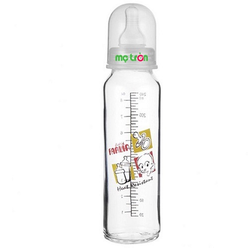 Bình sữa thủy tinh 240ml Farlin Top 707G có van chống đầy hơi được làm từ chất liệu thủy tinh cao cấp, hoàn toàn không chứa BPA gây hại cho sức khỏe của bé. Đồng thời, nhờ đặc tính chất liệu nên bình sẽ giúp giữ nhiệt tốt, an toàn cho da bé khi sữa còn nóng, đồng thời duy trì thành phần của sữa lâu hơn.