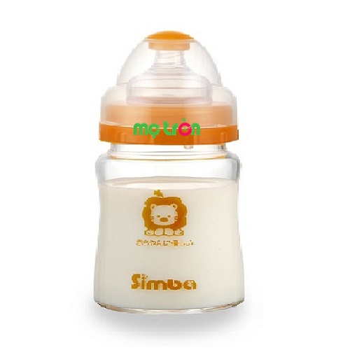 Bình sữa Simba hồ lô cổ rộng thủy tinh 150ml S6906