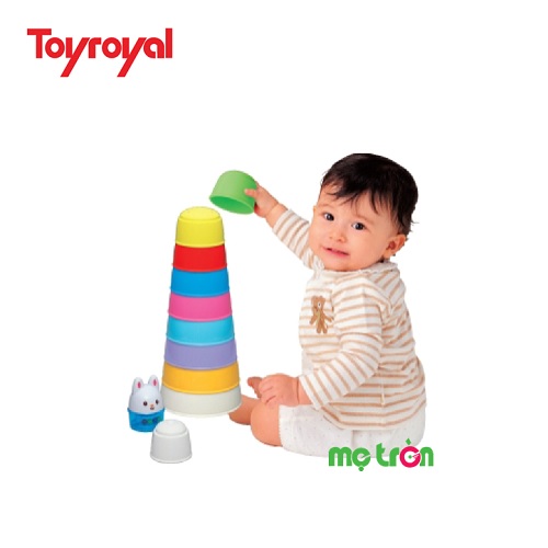 Bộ xếp tháp hình chú thỏ con Toyroyal 853