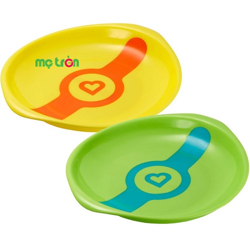 Đĩa ăn báo nóng cho bé 2 chiếc Munchkin MK44717 tiện lợi