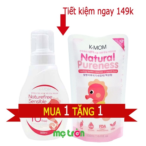 <p>Nước rửa bình và rau quả hữu cơ K-Mom dạng chai (500ml) là sản phẩm nhập khẩu trực tiếp từ Hàn Quốc điều chế từ các nguyên liệu sạch đã được chứng nhận USDA Organic (chứng nhận hữu cơ) để bảo vệ làn da và sức khỏe bé khỏi những tác động từ các hóa chất có trong các sản phẩm thông thường.</p>
