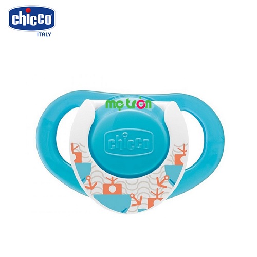 Bộ 2 ty ngậm cao su Physio Compact Tàu thủy, Tim hồng 12M+ Chicco