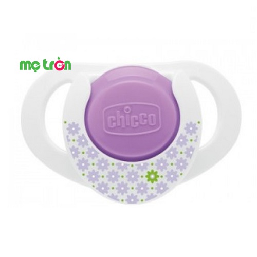 Bộ 2 ty ngậm silicon Physio Compact Hoa cúc, Mỏ neo 0-6M Chicco