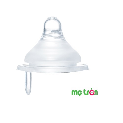 - Bộ 2 ty thay siêu mềm bình sữa cổ rộng dòng chảy chữ thập Simba (S, M, L, XL) làm từ silicone cao cấp an toàn.
- Thiết kế dòng chảy tròn giúp bé bú không bị sặc và mau no.
- Núm ty có lỗ thông khí chống đầy hơi.
