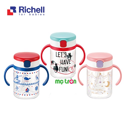 - Cốc ống hút 200ml Richell RC41023 làm từ chất liệu nhựa cao cấp an toàn.
- Có tay cầm tiện lợi, có thể tháo rời khi không sử dụng.
- Có nắp đậy & gioăng chống đổ 100%.
