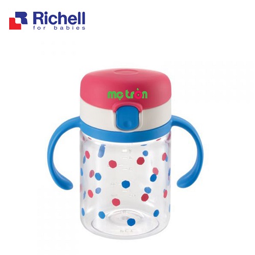 - Cốc tập uống cho bé 200ml Richell RC21330 làm từ chất liệu nhựa cao cấp an toàn.
- Có tay cầm tiện lợi, có thể tháo rời khi không sử dụng.
- Có nắp đậy & gioăng chống đổ 100%.
