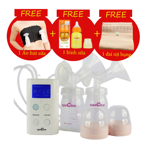 <p>Máy hút sữa điện đôi có trữ điện Hàn Quốc Spectra 9 Plus Plus được sản xuất từ chất liệu nhựa an toàn BPA Free nên đảm bảo an toàn tuyệt đối cho sức khỏe của bé yêu. Thiết kế chiếc máy thông minh có thể hút được 2 bên đồng thời có trữ điện nên rất tiện lợi cho mẹ sử dụng.</p>