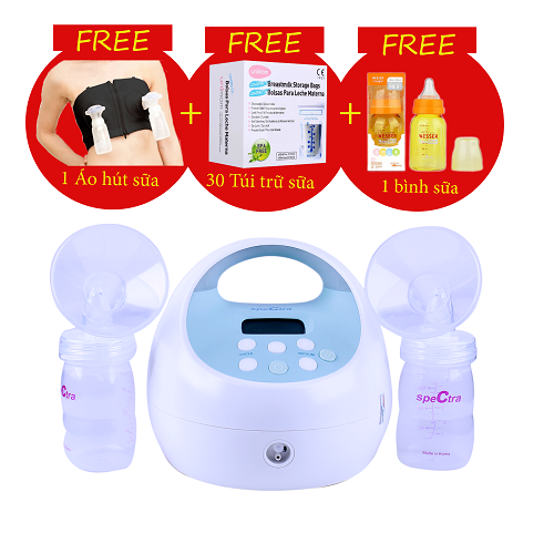 <p>Máy hút sữa điện đôi Spectra S1 BPA Free từ Hàn Quốc có rất nhiều tính năng độc đáo và tuyệt vời như: có màn hình LCD, đèn led hỗ trợ sử dụng ban đêm, thiết kế hợp thời trang, kích cỡ nhỏ gọn, có thể dùng điện hoặc pin sạc…</p>