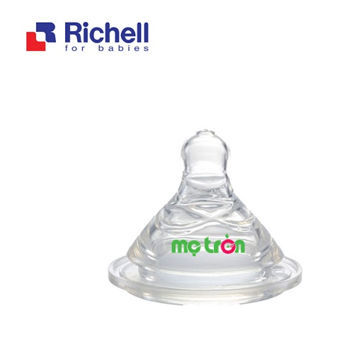 - Núm ti cổ rộng cắt M (3m+) Richell RC98162 làm từ chất liệu silicone cao cấp an toàn.
- Thiết kế các vòng gân dạng xoắn giúp bé 
-  Sản phẩm có độ đàn hồi và co giãn tốt.
