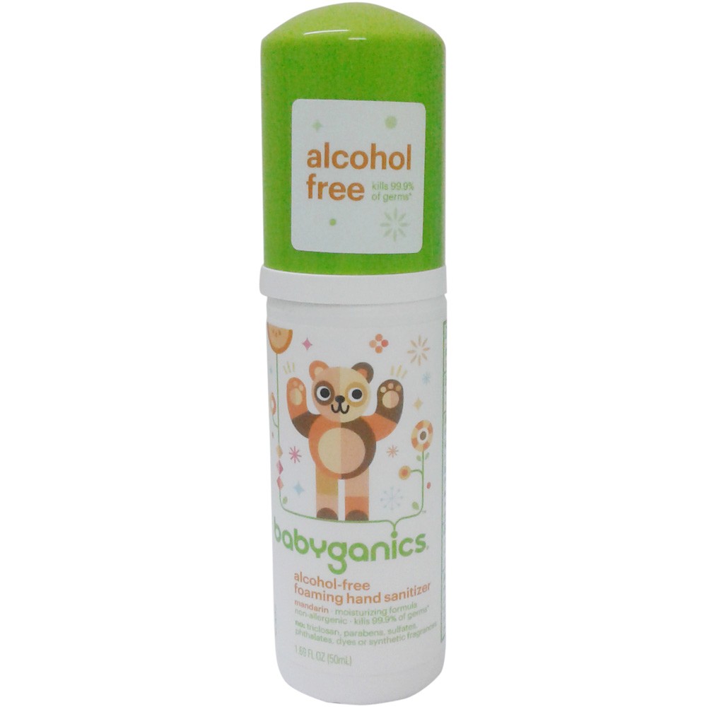 <p>Nước rửa tay diệt khuẩn không dùng nước Babyganics 50ml</p>