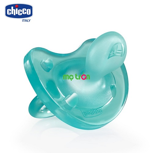 Ty ngậm Silicon Physio Soft Xanh ngọc 6-12M Chicco 114863